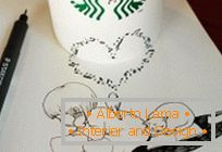 Иллюстрации Томоко Синтани на стаканчиках Starbucks