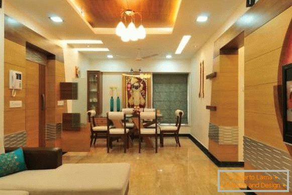 Інтер'єр квартири в сучасному індійському стилі - фото