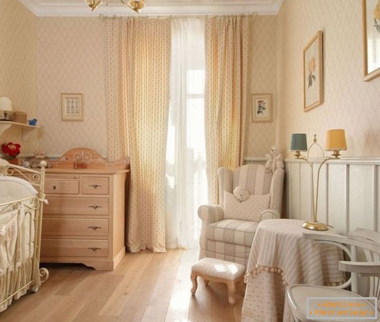 Дитяча кімната в класичному стилі