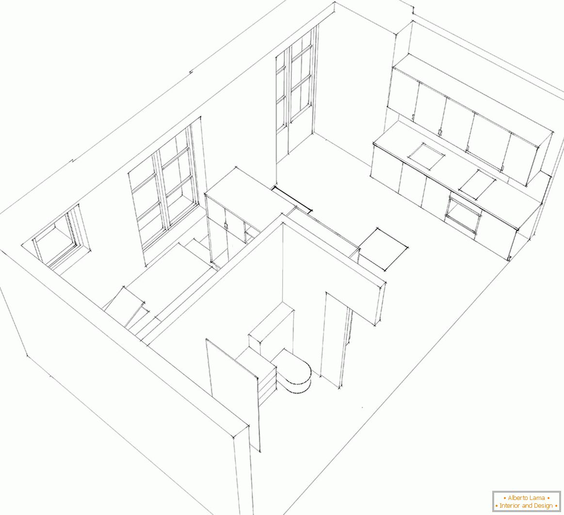 Планування дуже маленької квартири - фото 2