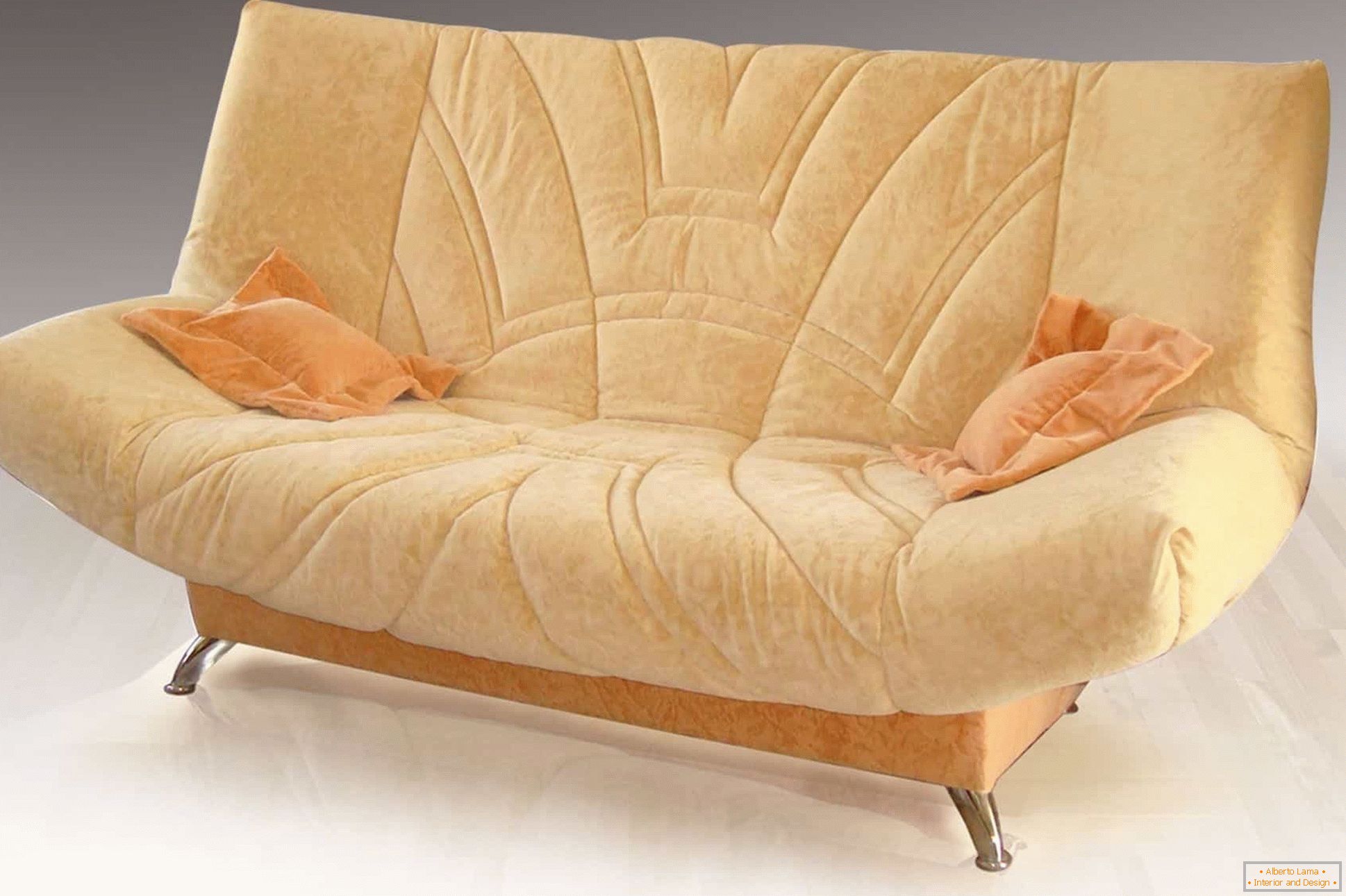 Розкладний диван в тканини з механізмом клік-кляк