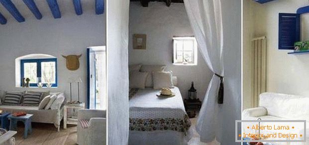 дизайн спальні в середземноморському стилі