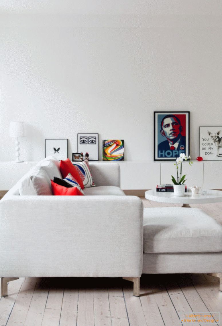 Інтер'єр в білому стилі - кращі фото ідей дизайну в світлих