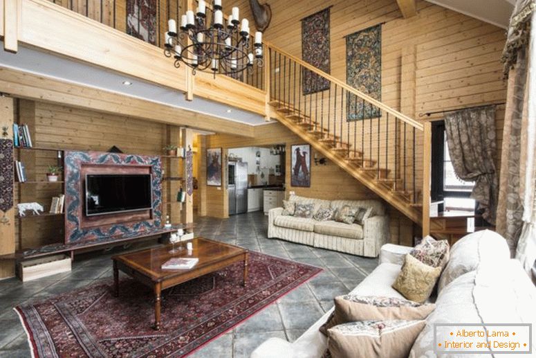 Інтер'єр в стилі шале - 77 фото кращих ідей оформлення