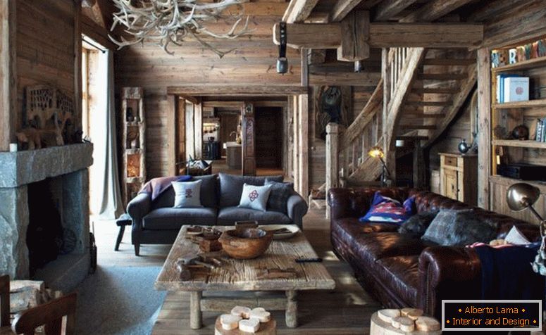 Інтер'єр в стилі шале - 77 фото кращих ідей оформлення