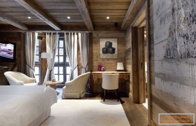 Інтер'єр в стилі шале - 77 фото кращих ідей оформлення