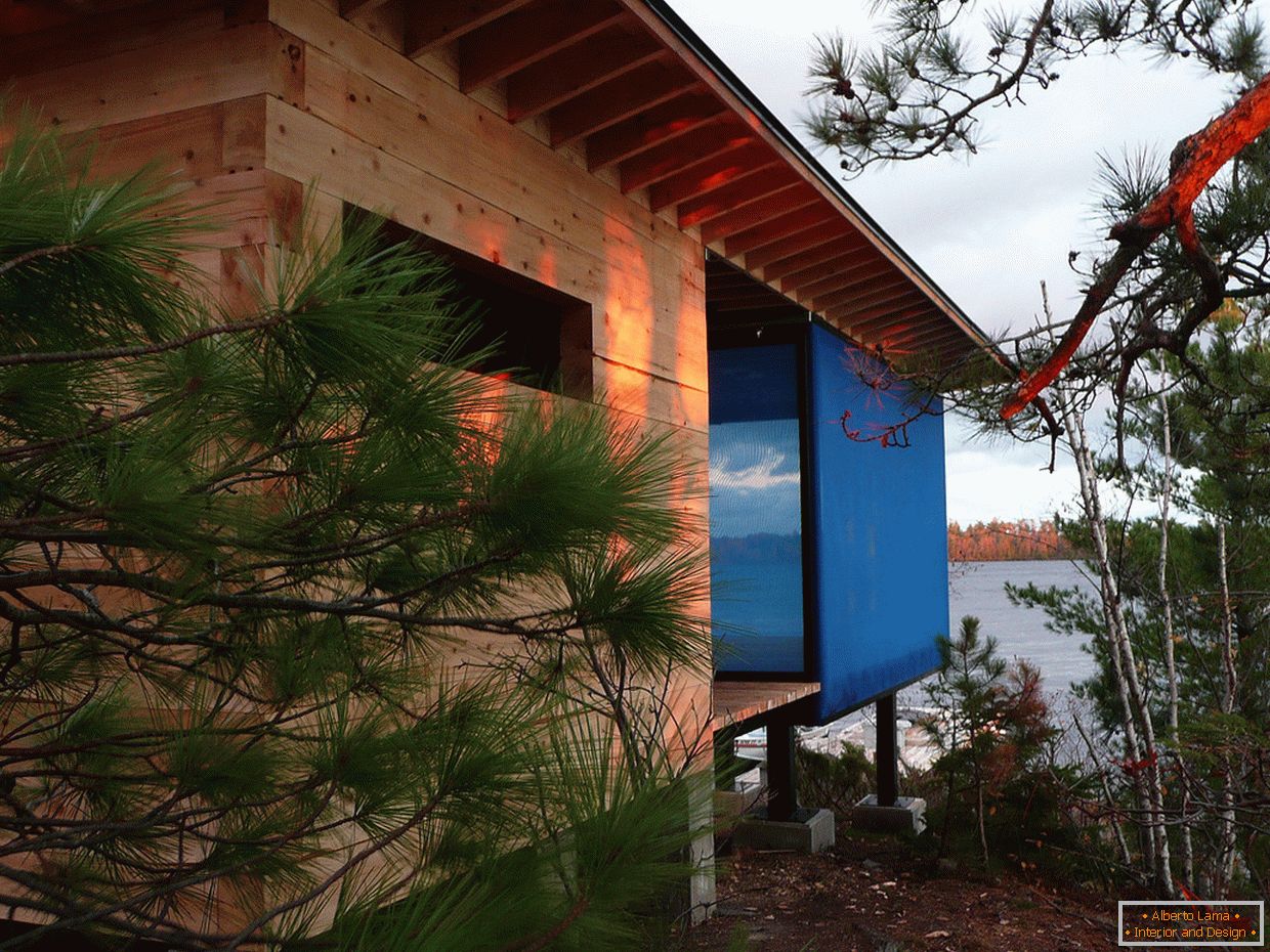 Дизайн будинку на палях «Синій куб» - фото 12