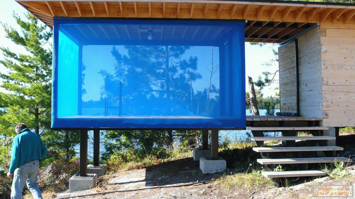 Дизайн будинку на палях «Синій куб» - фото 2