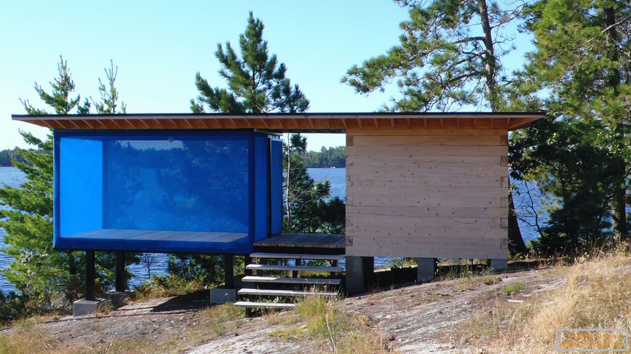 Дизайн будинку на палях «Синій куб» - фото 8