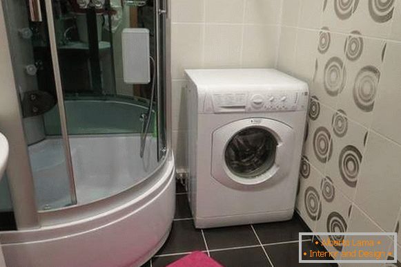 дизайн ванної з пральною машиною, фото 29