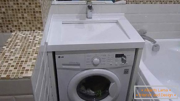 дизайн ванної з пральною машиною фото, фото 6