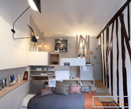 Дизайн інтер'єру маленької квартири від Жулі Набучіт