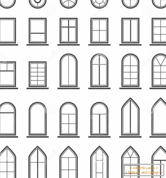 Які вікна краще - вибираємо форму вікон для дому