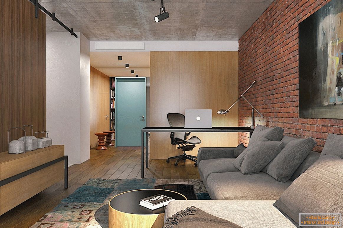 Інтер'єр квартири студії від Lugerin Architects - фото 1