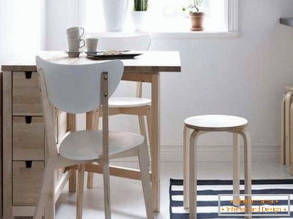 стіл кухонний розкладний дерев'яний, фото 47