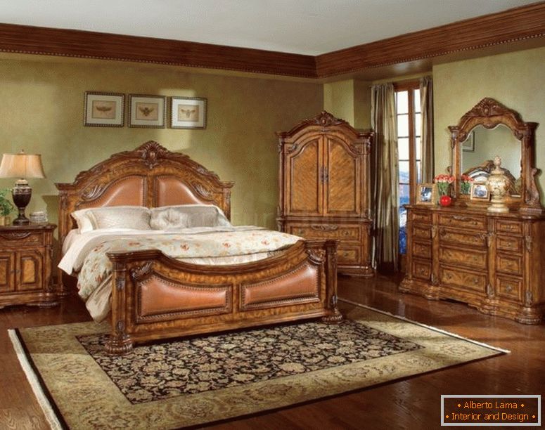 привабливий дизайн-ідеї для традиційної спальні-декор-з-найкраще-ліжко-всередині-великий-шафа-біля прекрасного зберігання-затишний-приємний-настінний на дереві-підлозі