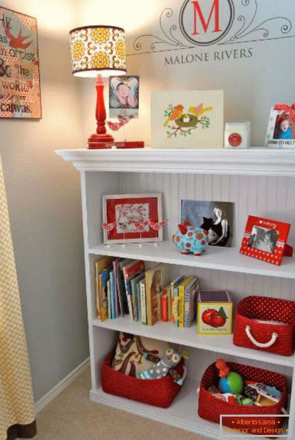 книжкова шафа в дитячу кімнату, фото 26