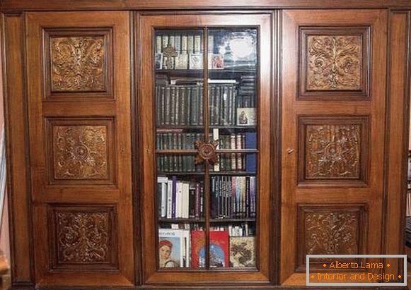 старовинний книжкову шафу, фото 49