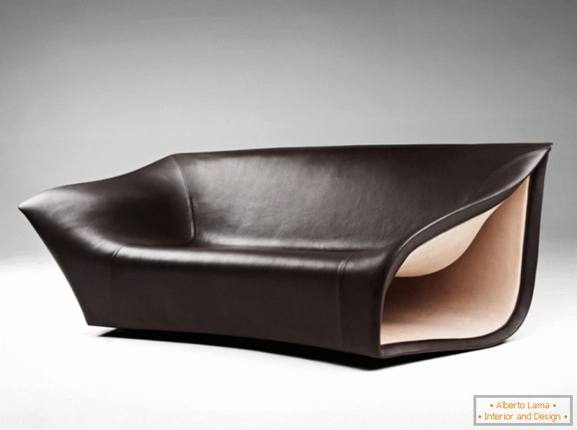 Дизайнерський шкіряний диван
