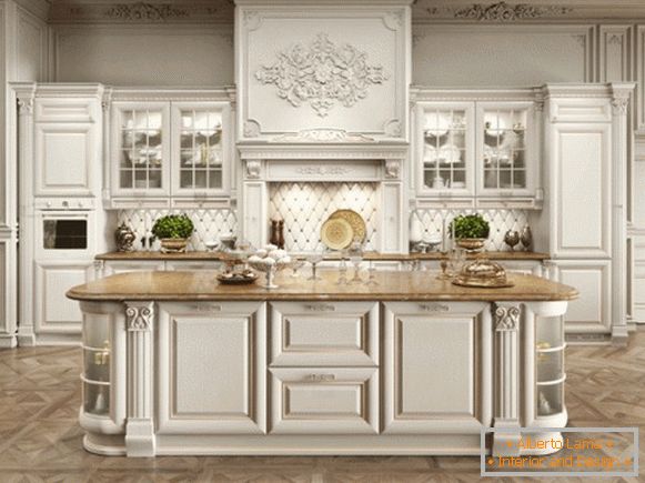 кухонні меблі в классическом стиле