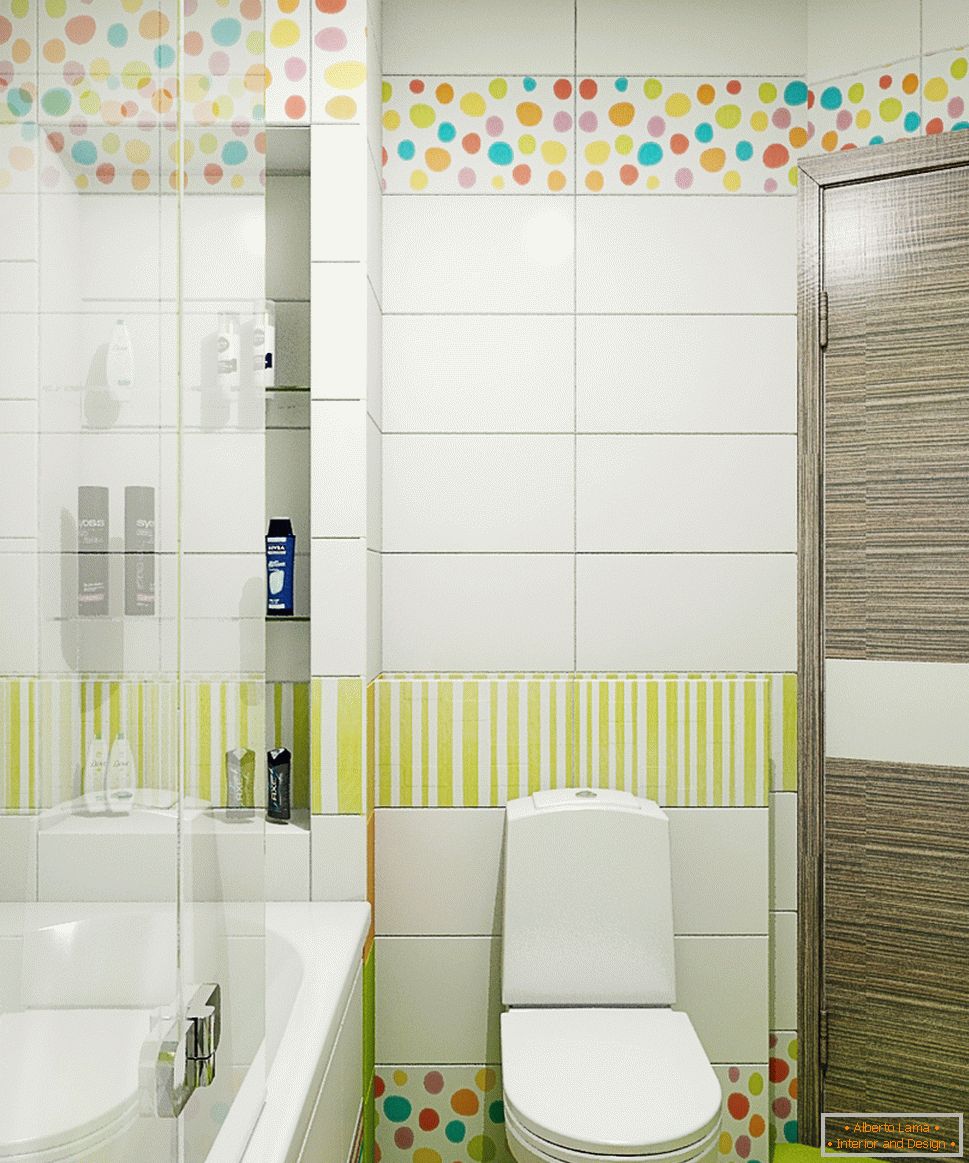 Ідея для маленької ванної кімнати - суміщений санвузол. Фото 1