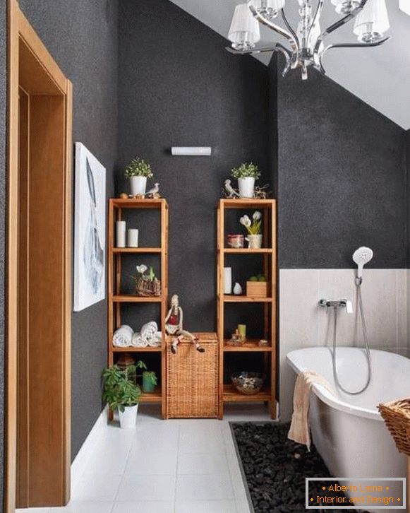 Як красиво зробити ванну кімнату - фото в стилі еко