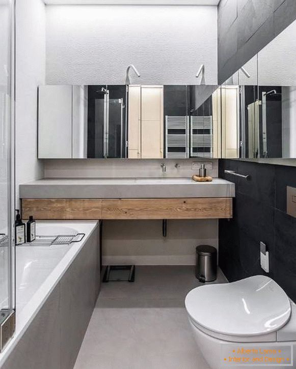 Красиві ванні кімнати в современнмо стилі - фото в квартирі