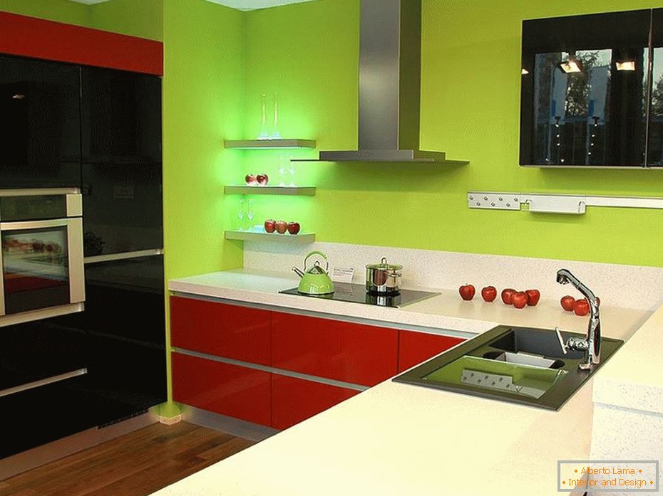 Червоно-зелена кухня
