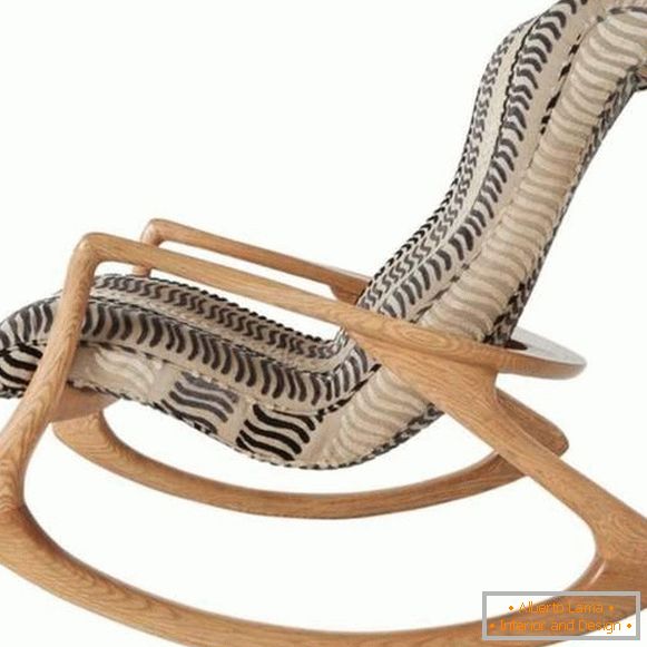 крісло качалка з дерева фото, фото 12