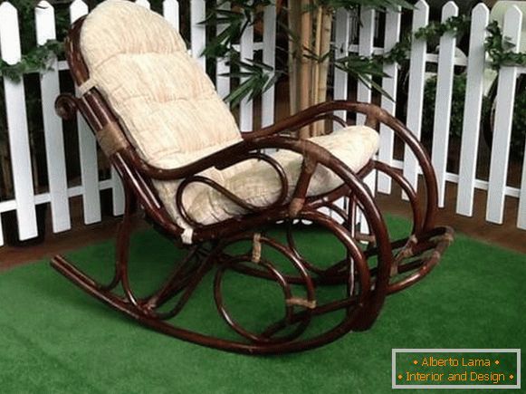 крісло качалка плетені з ротанга, фото 23