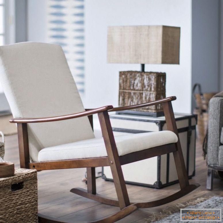Крісло-гойдалка в інтер'єрі - 115 фото новинок