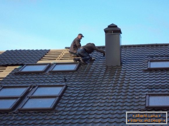 Монтаж даху з металочерепиці фото 2