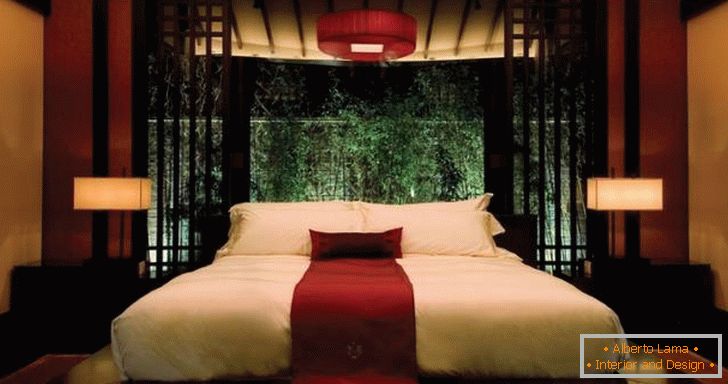 Дизайн спальни в Banyan Tree Lijiang