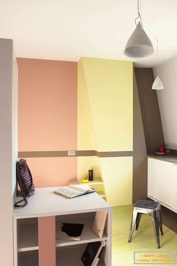 Різнобарвні стіни в квартирі
