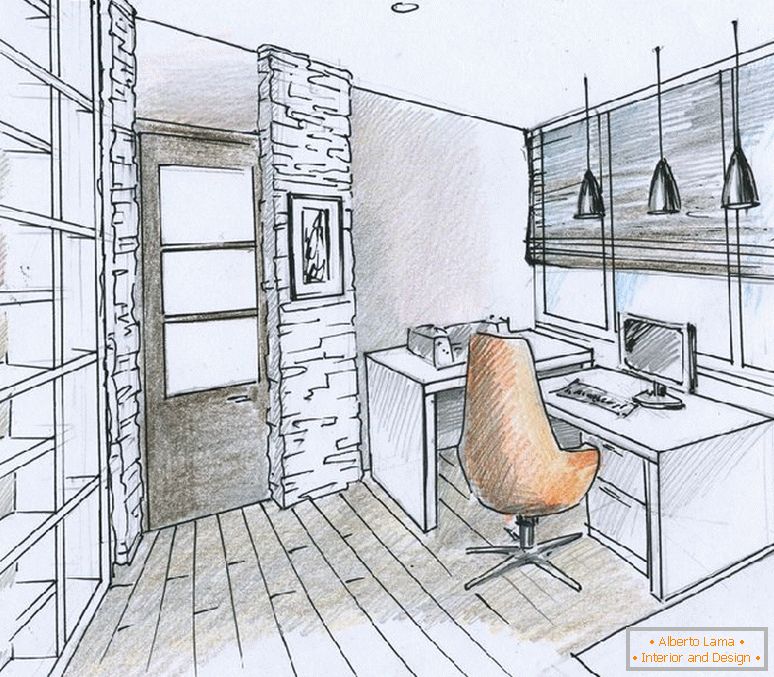 Планування маленького домашнього кабінету