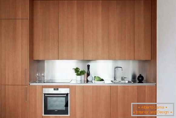 Сучасний дизайн кухні в маленьких квартирах студіях 30 кв м