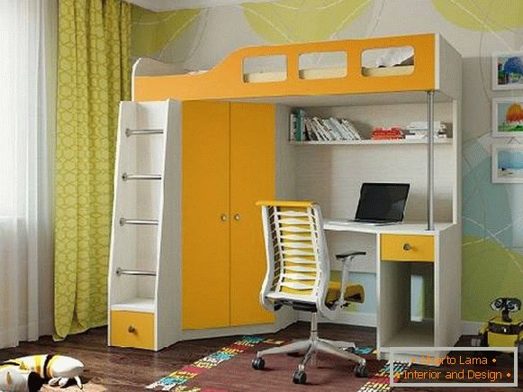 меблі для маленької дитячої кімнати хлопчика, фото 23