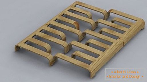 Решітчаста дерев'яна основа ліжка