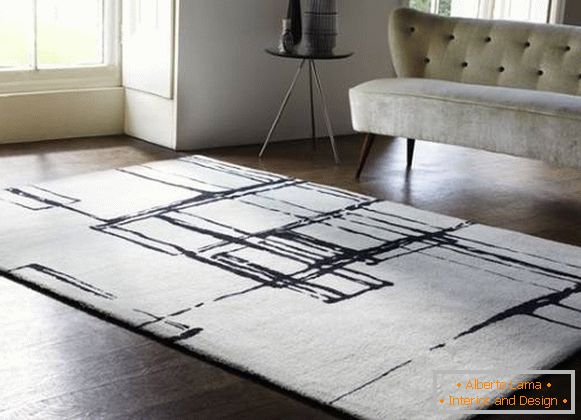 Кращі сучасні килими і паласи на підлогу - 27 фото