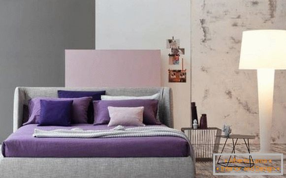 Дізайн спальні 2017 - фото в пастельных тонах