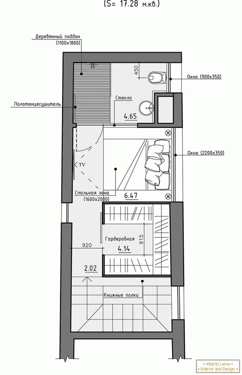 Планування другого рівня маленької квартири