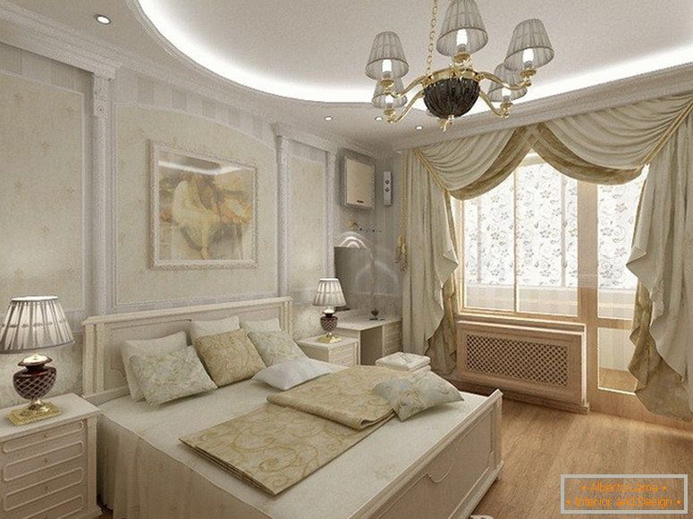Дизайн-проект спальні в класичному стилі