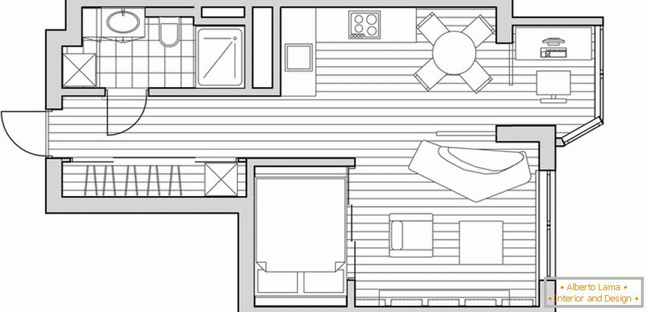 Схема планування малогабаритної квартири