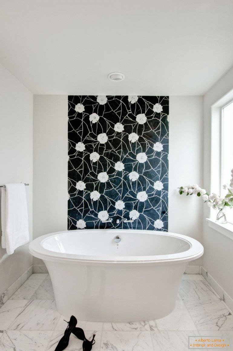 ванна-стінна плитка-мозаїка