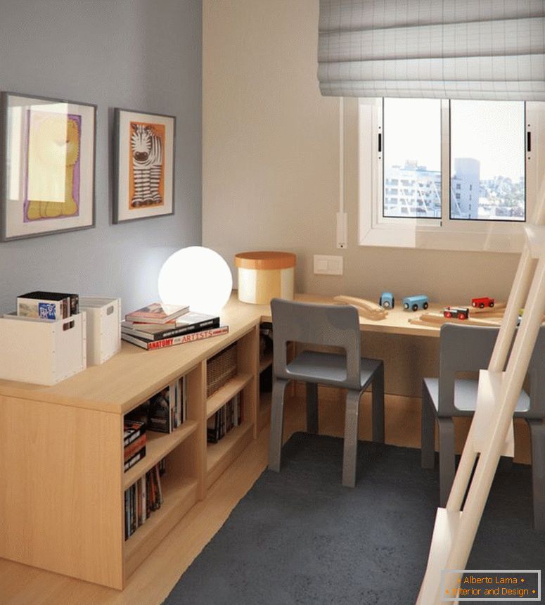 Ідеально підходить для дітей-кімнати-ідеї-з-дерев'яними наборами-схемами-ідеями для маленьких просторів-інтер'єр-дизайн-для-дітей-спальні-прикраси-з-дослідження-стіл-блок-також-два-місця- натхненний