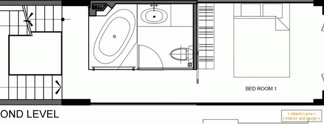 Планування другого рівня будинку від DD concept