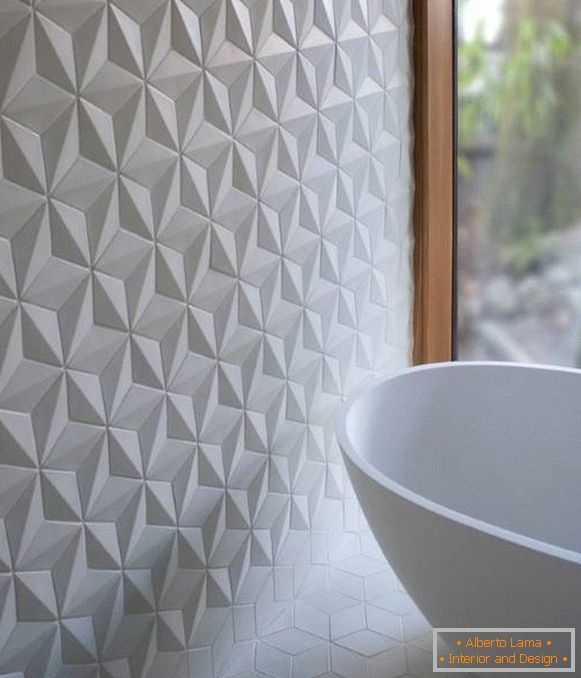Модна 3d плитка для ванної кімнати 2015