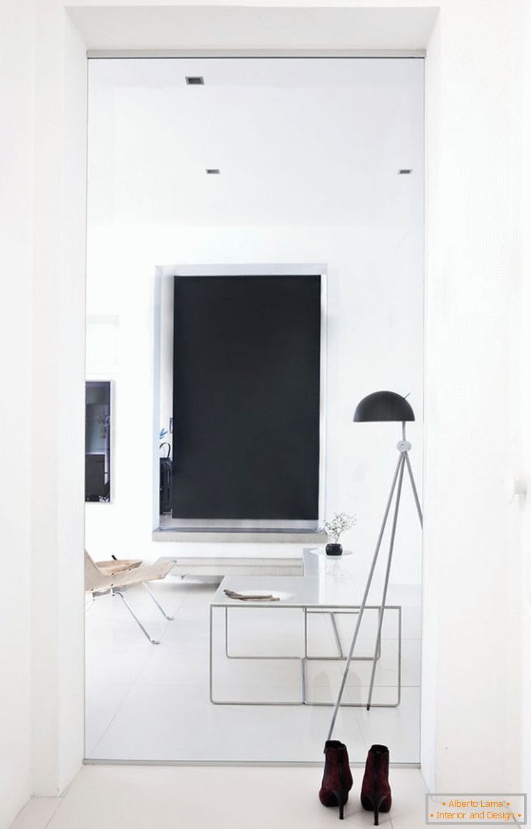 Дизайн невеликої квартири в чорно-білому кольорі - фото 7