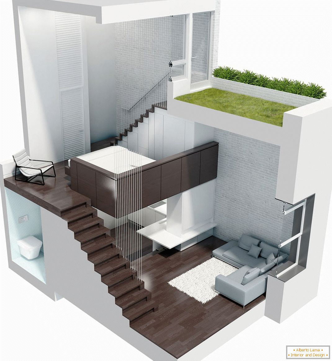 Сучасний дизайн маленької квартири