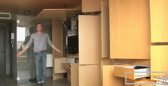 Трансформовані меблі в квартирі-студії